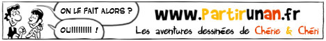 Partir un an : les aventures dessinéssinées de Chérie et Chéri